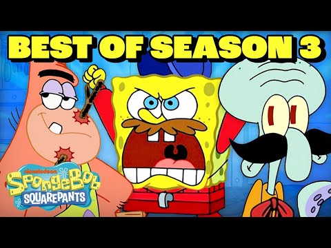 SpongeBob Season 3 Marathon 🧽 | 45 Minute Compilation | @SpongeBobOfficial