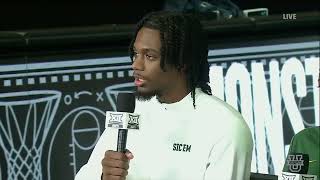 Baylor Basketball: Kayden Mingo and Taliah Scott on set at Big 12 Media Day | October 20, 2026