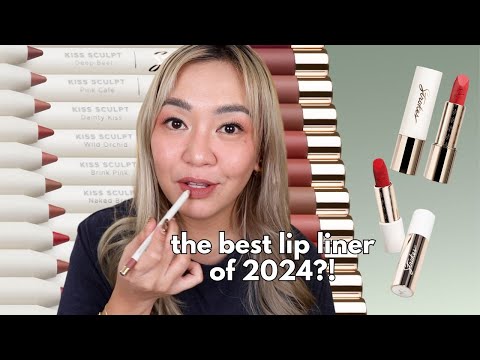 THE BEST LIP LINER I'VE TRIED?! STROKES KISS SCULPT, VELVET MATTE, SATIN CREME KISS!!