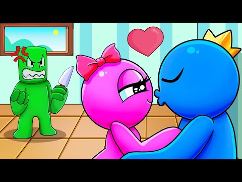 Blue Love At the First Sight | Rainbow Friends Animation