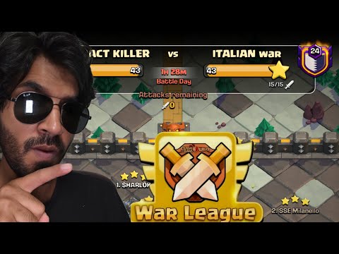 THE FINAL BATTLE OF CLAN WAR LEAGUE | Clash of clans | coc