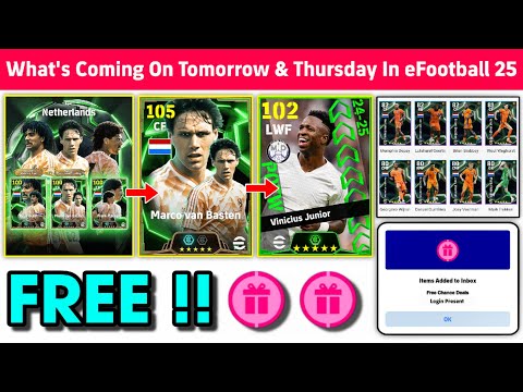 What Is Coming On Tomorrow Monday & Next Thursday In eFootball 2025 Mobile !! Free Epics & Coins 🤩🔥