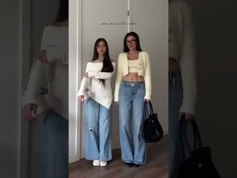 time flies ? @JasminAitimova #momanddaughteroutfit #fashion