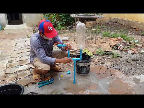 Technique to fix PVC pipe faucet low water pressure #shorts