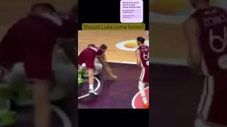 LUKA ALMOST GETS SERIOUSLY HURT!😫 #dtlf #Lakers #New #lukadoncic