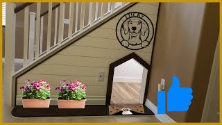 Como Elaborar una Casa Para Mascotas Bajo las Escaleras / Dog house Under Stairs