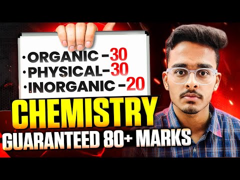 JEE Mains 2025: Only 10 Chapters to score 80+ in Chemistry🔥| Last 30 Days Roadmap