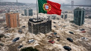 Mass chaos in Portugal! Massive floods submerge houses in Alcácer do Sal