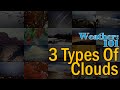 Exploring the Three Types of Clouds