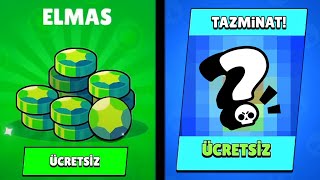 HERKESE ÜCRETSİZ ELMAS VEREN BUG🎁 YENİ TAZMİNAT ÖDÜLÜ🎁 Brawl Stars