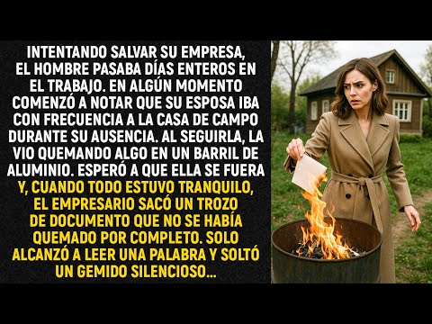 Intentando salvar su empresa, el hombre pasaba días enteros en el trabajo. En algún momento...