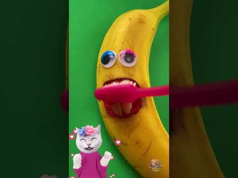 Menyelamatkan Pisang! ๐ Megan Sikat Gigi Sang Pisang #shorts
