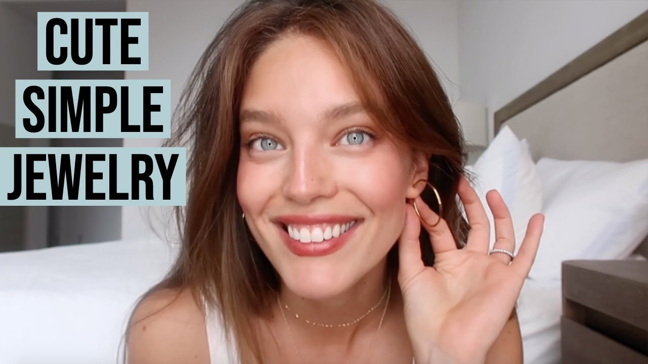 My Jewelry Collection - Where I Get My Jewelry - Cute, Simple Jewelry - Model Emily DiDonato