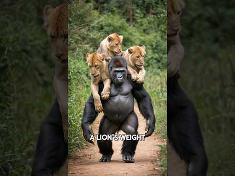 Don't fight with the silverback gorilla #gorilla #silverbackgorilla #animalfacts
