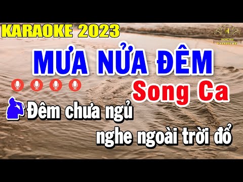 Mưa Nửa Đêm Karaoke Song Ca Nhạc Sống | Style Rumba Pro TH 1 | Trọng Hiếu