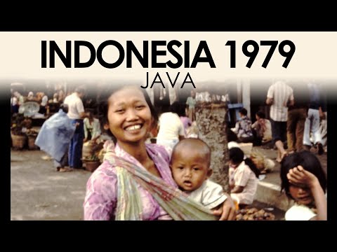 Archive footage of Java in the 1970s | Indonesia home movie film