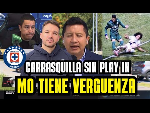 CRUZ AZUL NO SE QUEDA CON LOS BRAZOS CRUZADOS CON LA BRUTAL ENTRADA DE CARRASAQUILLA A KEVIN MIER