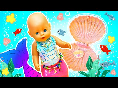 ¡La bebé Lina es sirenita! Las aventuras de los bebés Baby Born.