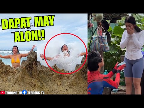 Yung humiling ka ng alon pero binigay agad ni Mother nature - Pinoy best funny videos