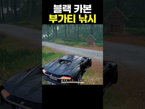블랙 카본 부가티 낚시