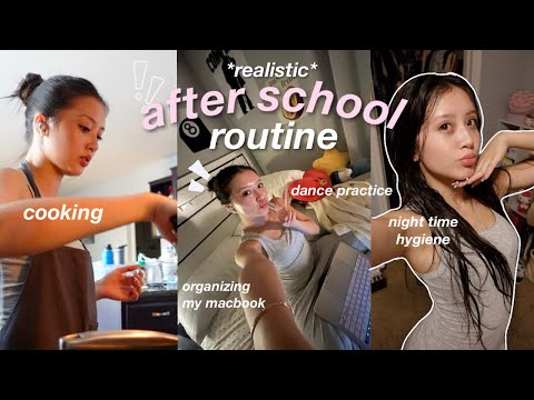 AFTER SCHOOL "REALISTIC" ROUTINE 📓 || cooking, dance, relaxing, etc.