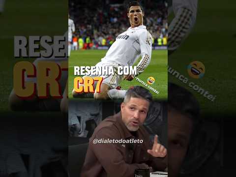 RESENHA INÉDITA COM CR7!! 🤣🤣 #cr7 #cristianoronaldo #realmadrid #diegoribas #atleticodemadrid