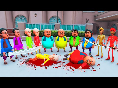 Motu Patlu Playing Hide And Seek With Colorfull Zone The Don In Gta 5 | Motu Patlu In Gta V