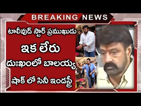 గుండెపోటుతో టాలీవుడ్ స్టార్ ప్రముఖుడు ఇక లేరు..షాక్ లో బాలకృష్ణ, చిరంజీవి.. విషాదంలో కుటుంబం