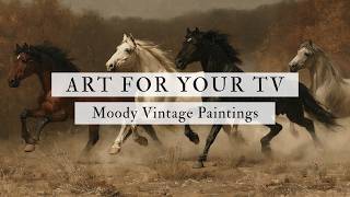 Moody Vintage Paintings For Your TV | Vintage Art Slideshow | 4K Summer TV Art | 2 Hours 🕰🎞🕯️