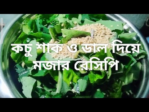 মজাদার কচু শাকের রেসিপি | সাগের রেসিপি | পারফেক্ট কচু শাক রান্না | শাক রান্নার ভিডিও