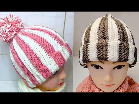 Beautiful crochet hat pattern and tutorial for crochet beginner.