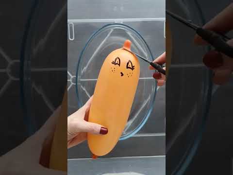#slime making with balloons #shorts