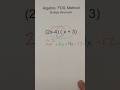 Understanding the FOIL Method for Multiplying Binomials