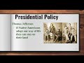 Native American History and Policies