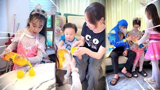 【斗罗大陆】善良的唐舞桐把果汁给家里人喝，自己却什么也没有#斗罗大陆#唐三#小舞#唐舞桐