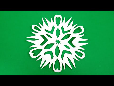 Paper snowflake tutorial   How to make a beautiful snowflake out of paper