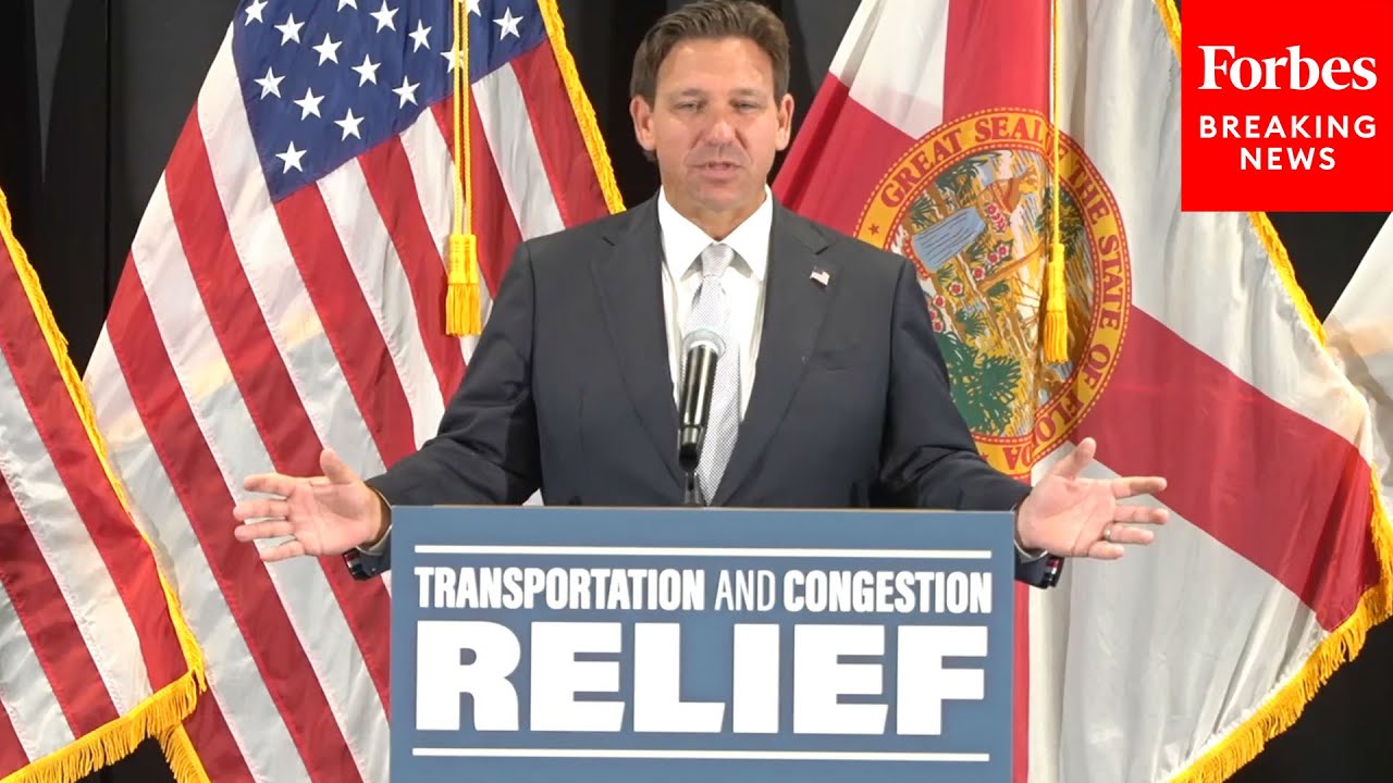 Florida Gov. Ron DeSantis Promotes New Efforts To Alleviate Congestion Amidst High In-Migration