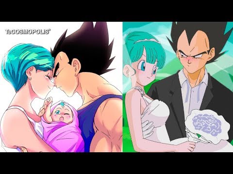 ASÍ FUE COMO se ENAMORARON BULMA y VEGETA