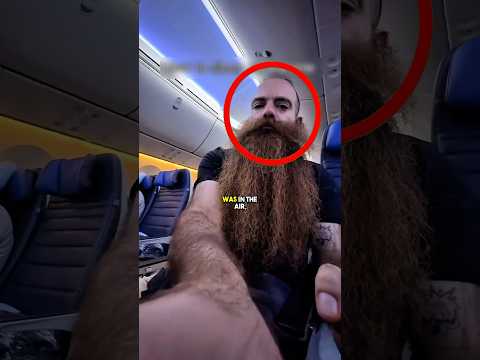 The strangest sleep routine on a flight #shorts