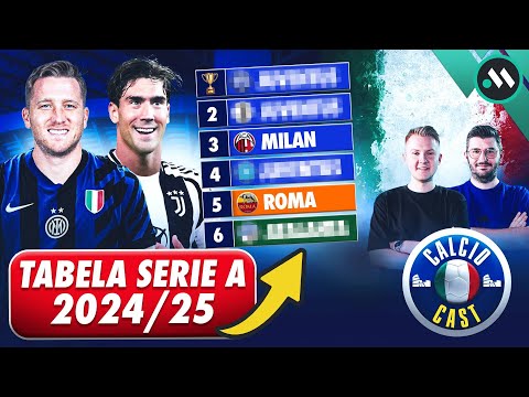 PRZEWIDUJEMY TABELĘ SERIE A 2024/25! CALCIO CAST