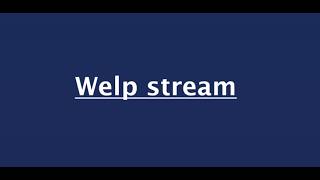 WELP STREAM with dog