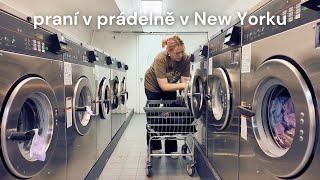 praní v prádelně v New Yorku | NYC diaries
