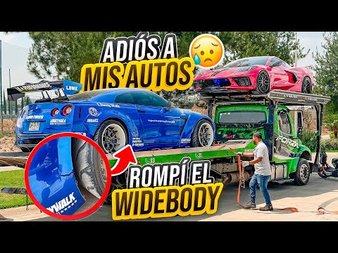 ROMPÍ EL WIDEBODY DE MI GTR😭 Y NOS VAMOS DE VIAJE TODO EL TEAM | ManuelRivera11
