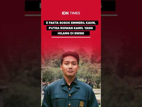 5 FAKTA SOSOK EMMERIL KAHN, PUTRA RIDWAN KAMIL YANG HILANG DI SWISS
