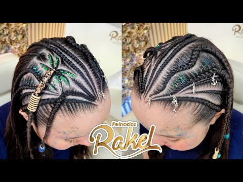 Trenzas Playeras/ Verano Palmera 🌴/ Peinados Rakel/ Trenzas Artísticas