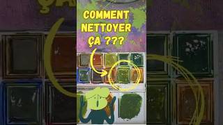 Comment nettoyer un godet d'aquarelle sale #shorts #aquarelle