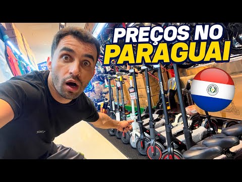 PREÇOS DE PATINETE ELÉTRICO E BIKE NO PARAGUAI 🇵🇾