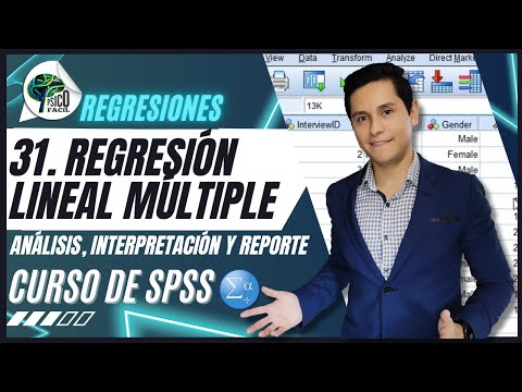 REGRESIÓN LINEAL MÚLTIPLE en SPSS | Explicación, interpretación y reporte en APA