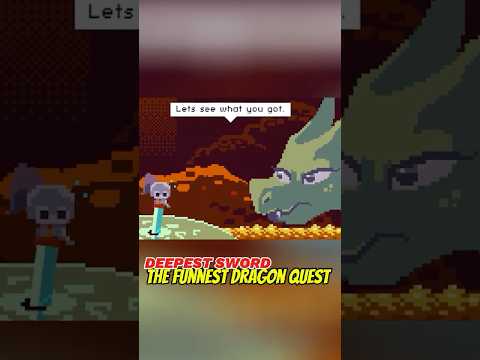 DEEPEST SWORD: The funnest Dragon Quest? #videogames #funnygame #gamingmemes #dragonslayer