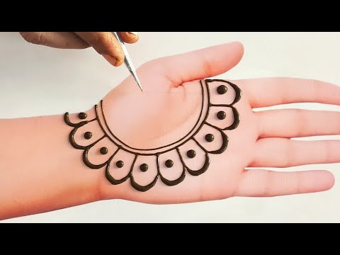 Front hand stylish mehandi ki design | easy and simple Mehandi design for beginners | mehandi design